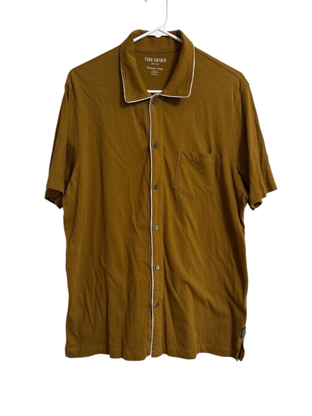 Todd Snyder Men's Short Sleeve Button-Up Shirt